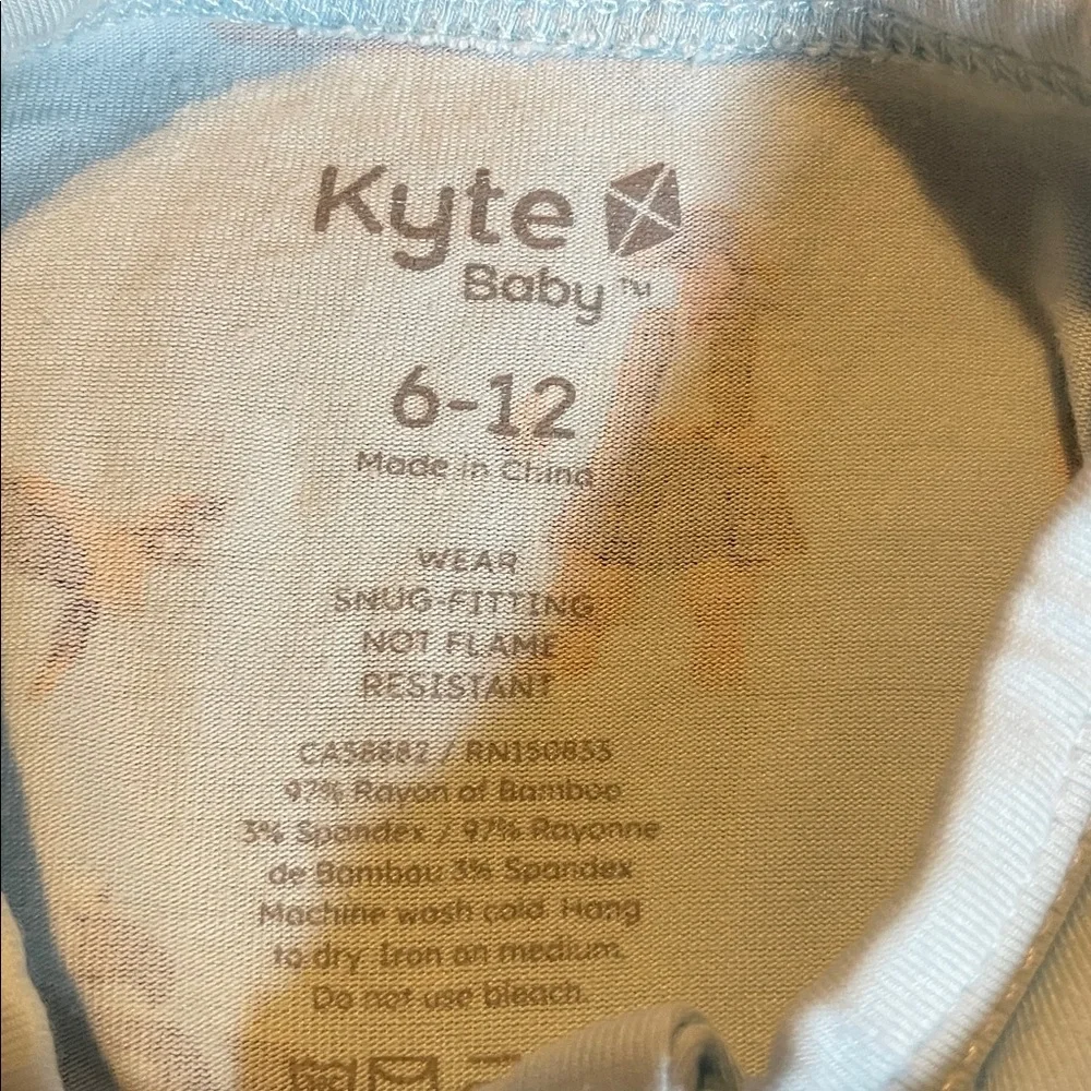Kyte BABY Blue baby Footie - Picture 3 of 3